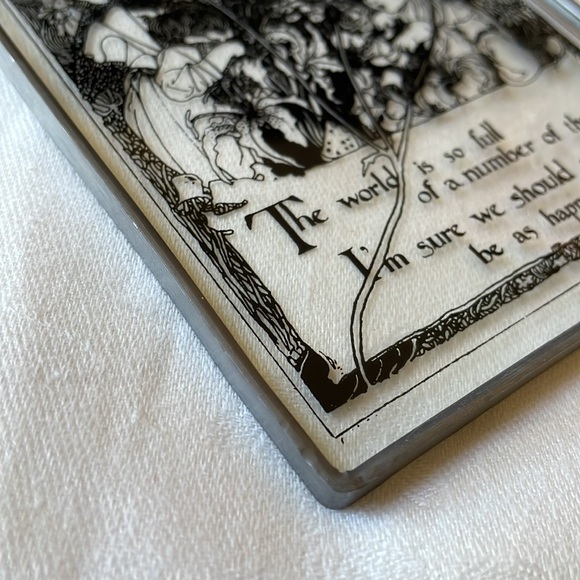 Happy Thought Child’s Garden of Vesus glass display part panel 6” x 4” - Picture 5 of 5